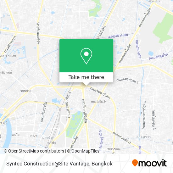 Syntec Construction@Site Vantage map
