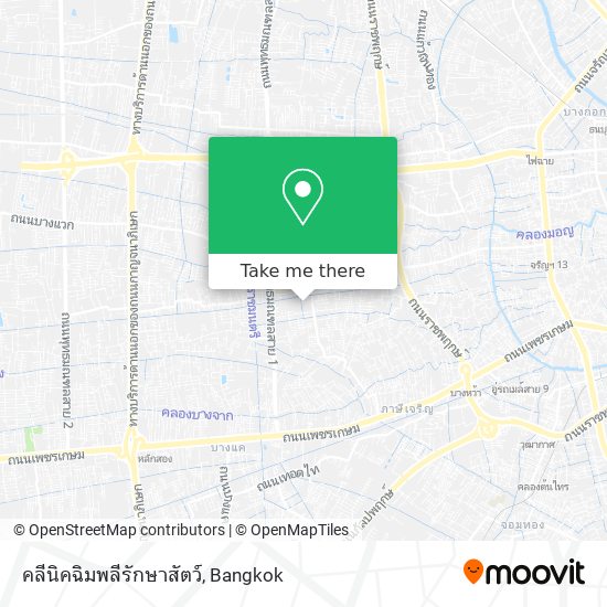 คลีนิคฉิมพลีรักษาสัตว์ map