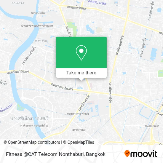 Fitness @CAT Telecom Nonthaburi map