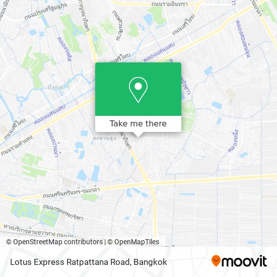 Lotus Express Ratpattana Road map