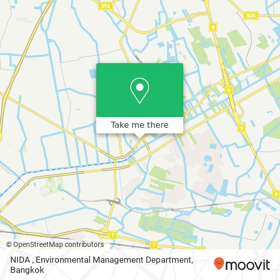 NIDA , Environmental Management Department map