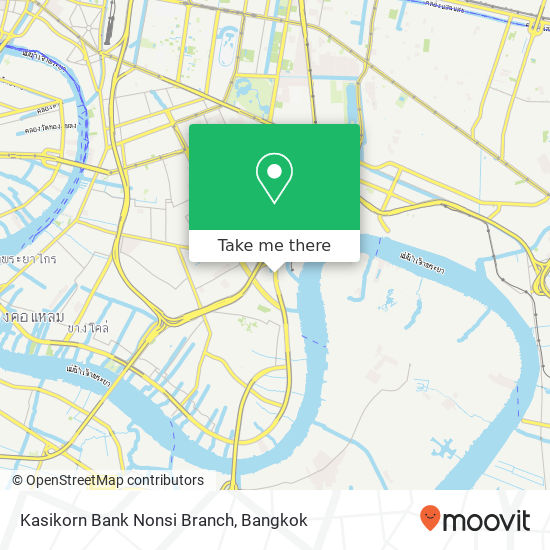 Kasikorn Bank Nonsi Branch map