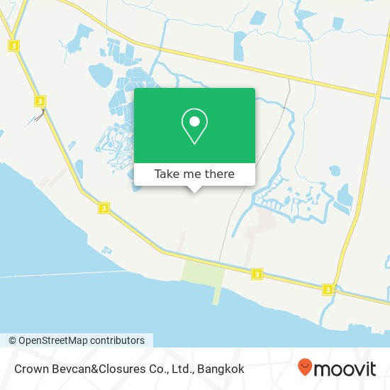 Crown Bevcan&Closures Co., Ltd. map