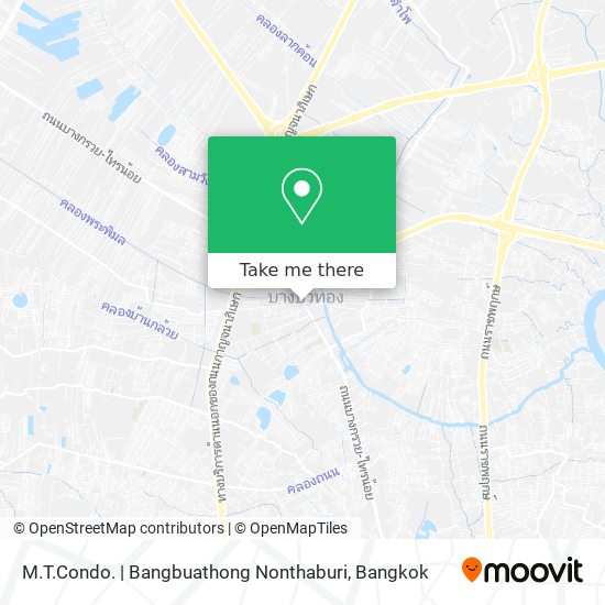 M.T.Condo. | Bangbuathong Nonthaburi map