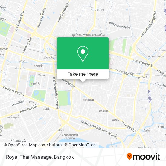 Royal Thai Massage map