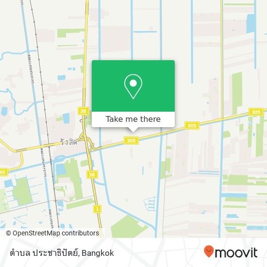 ตำบล ประชาธิปัตย์ map