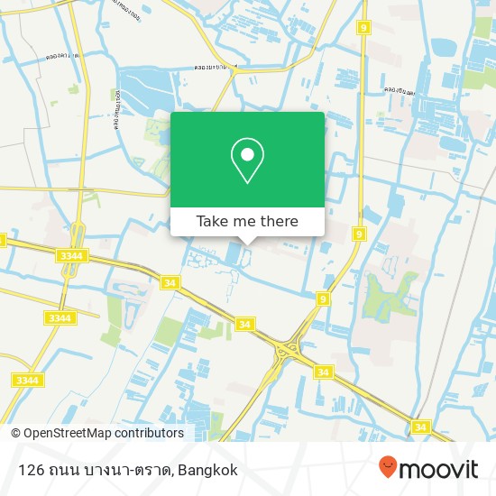 126 ถนน บางนา-ตราด map