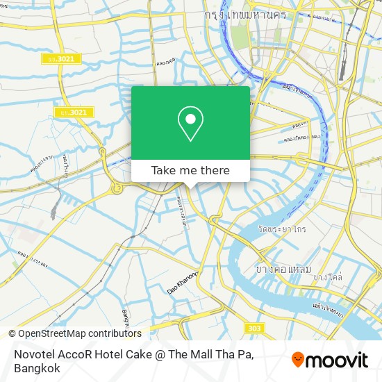 Novotel AccoR Hotel Cake @ The Mall Tha Pa map