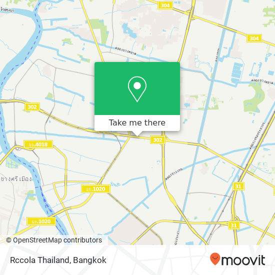 Rccola Thailand map