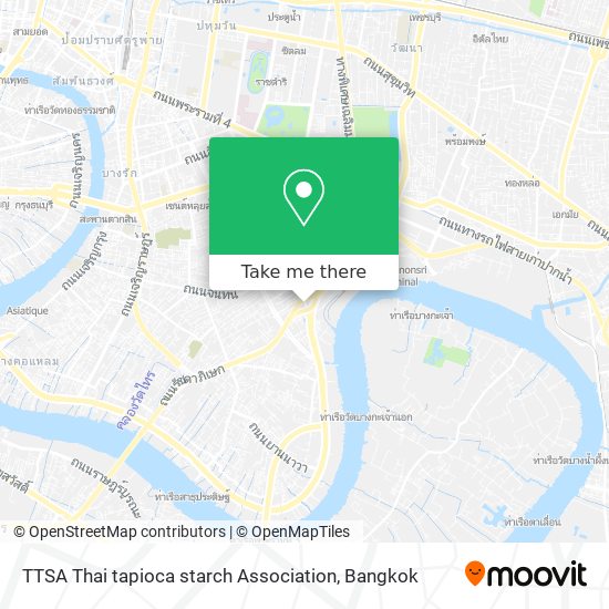 TTSA Thai tapioca starch Association map