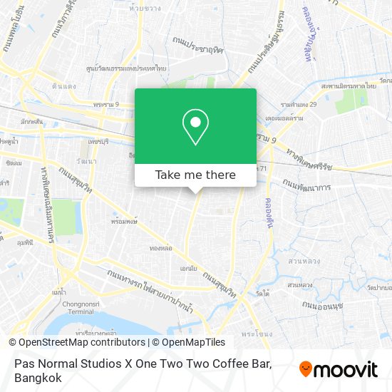 Pas Normal Studios X One Two Two Coffee Bar map