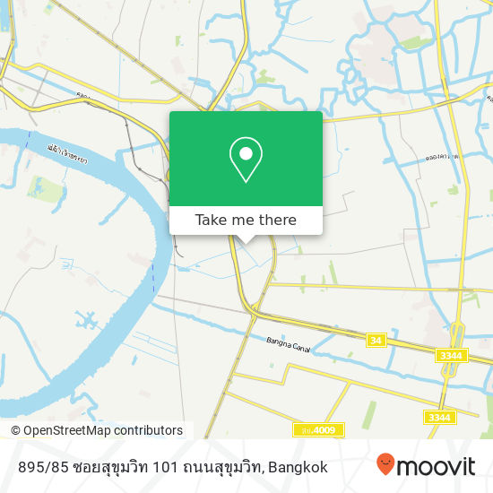 895 / 85 ซอยสุขุมวิท 101 ถนนสุขุมวิท map