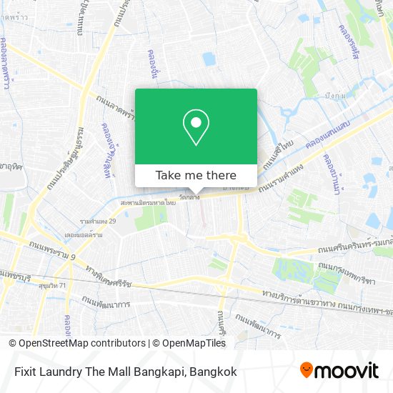 Fixit Laundry The Mall Bangkapi map