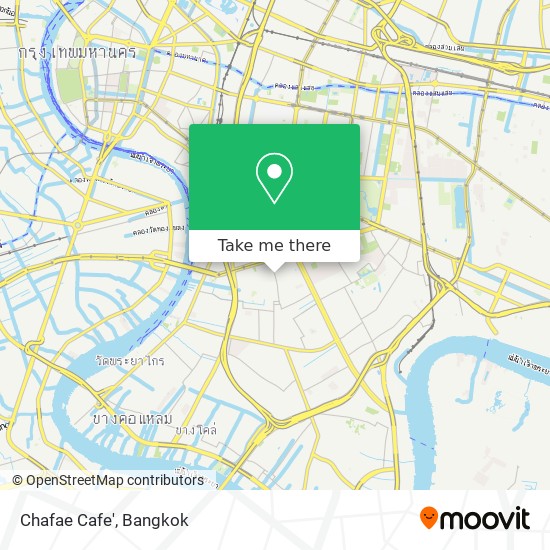 Chafae Cafe' map