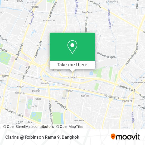 Clarins @ Robinson Rama 9 map