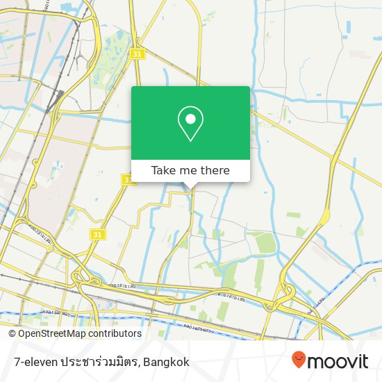 7-eleven ประชาร่วมมิตร map