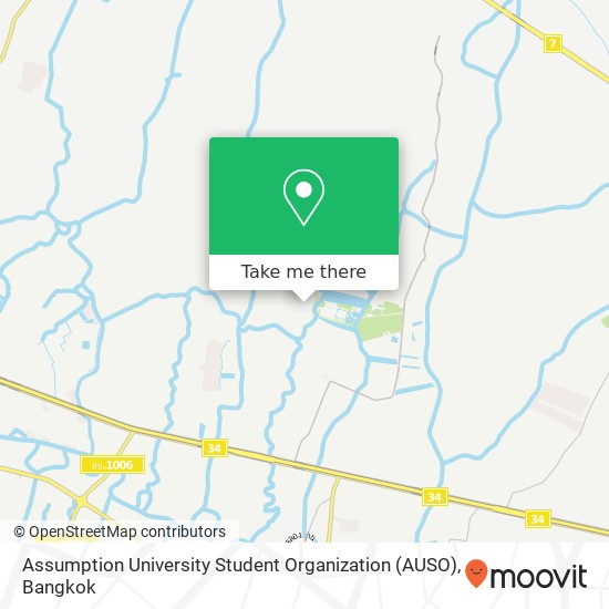 Assumption University Student Organization (AUSO) map