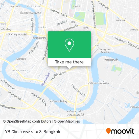 YB Clinic พระราม 3 map