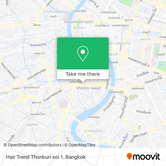 Hair Trend Thonburi soi.1 map