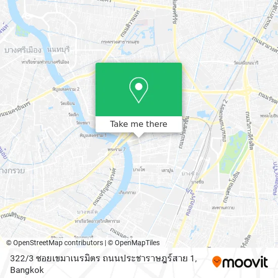 322 / 3 ซอยเขมาเนรมิตร ถนนประชาราษฎร์สาย 1 map