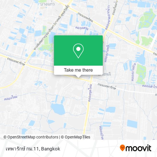 เทพารักษ์ กม.11 map