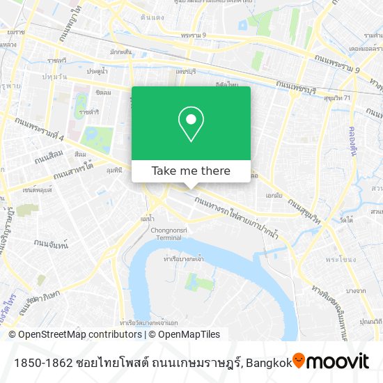 1850-1862 ซอยไทยโพสต์ ถนนเกษมราษฎร์ map