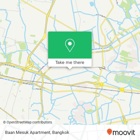 Baan Mesuk Apartment map