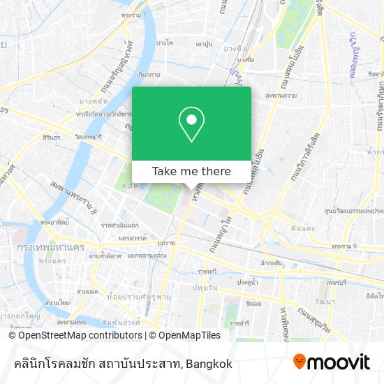 คลินิกโรคลมชัก สถาบันประสาท map