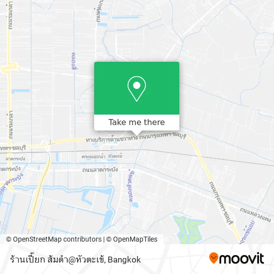 ร้านเปี๊ยก ส้มตำ@หัวตะเข้ map