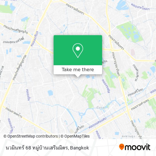 นวมินทร์ 68 หมู่บ้านเสริมมิตร map