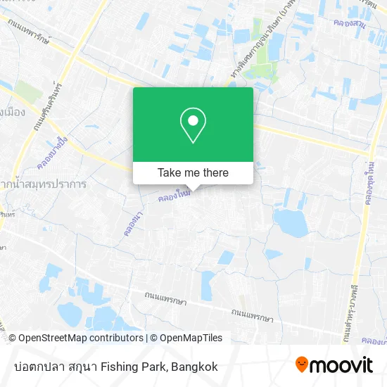 บ่อตกปลา สกุนา Fishing Park map