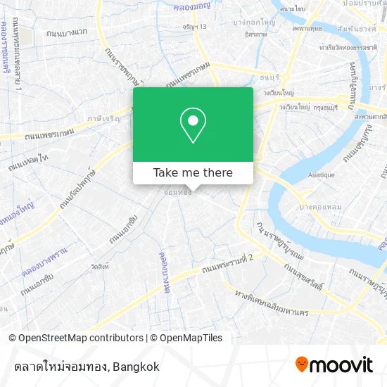 ตลาดใหม่จอมทอง map