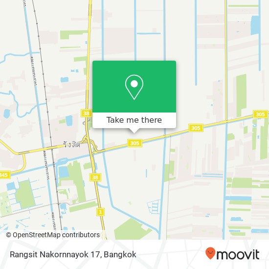 Rangsit Nakornnayok 17 map