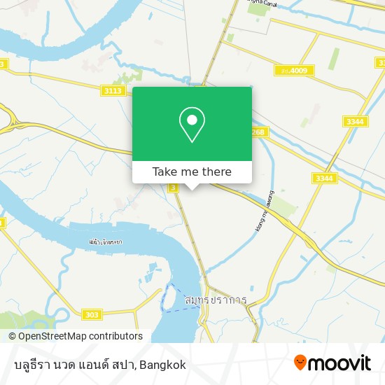 บลูธีรา นวด แอนด์ สปา map