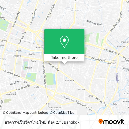 อาคารท.ชินวัตรไหมไทย ห้อง 2/1 map