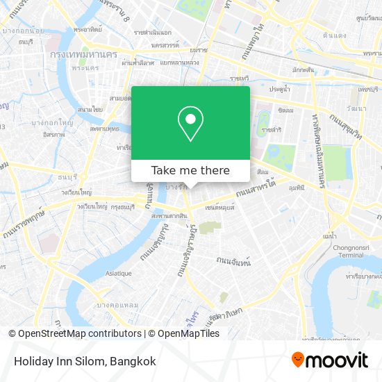 Holiday Inn Silom map