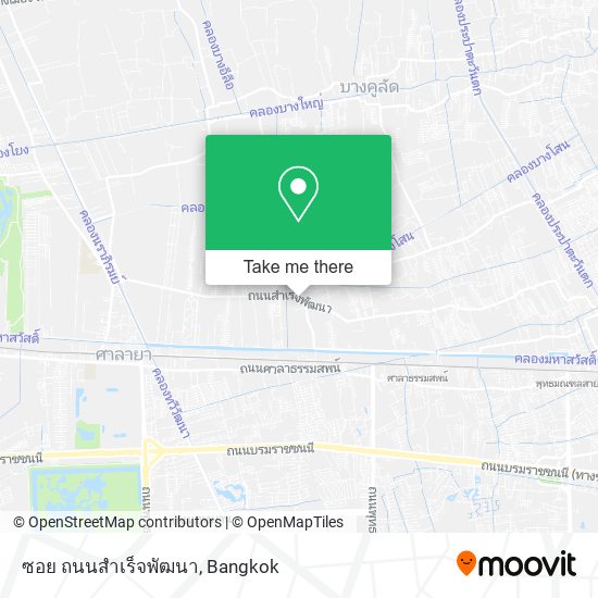 ซอย ถนนสำเร็จพัฒนา map