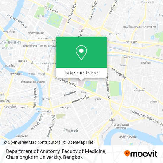 Department of Anatomy, Faculty of Medicine, Chulalongkorn University map