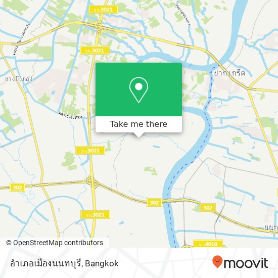 อำเภอเมืองนนทบุรี map