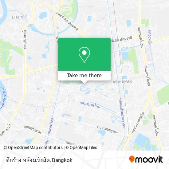 ตึกร้าง หลังม.รังสิต map