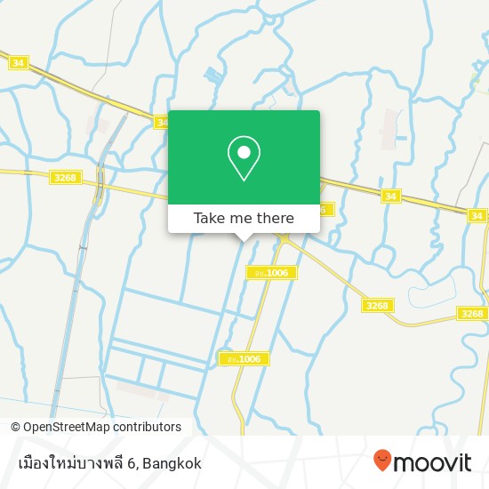 เมืองใหม่บางพลี 6 map