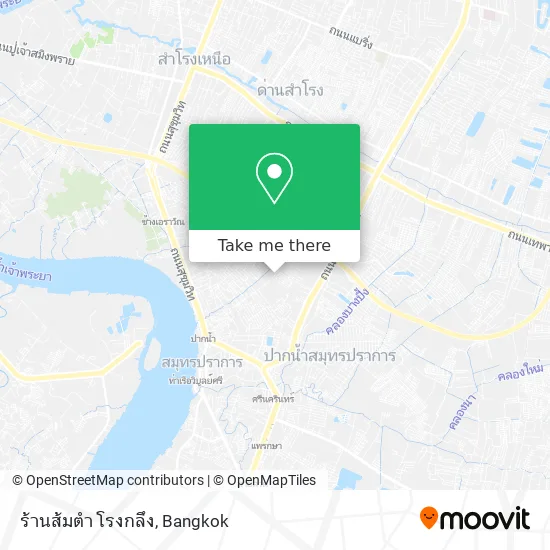 ร้านส้มตำ โรงกลึง map