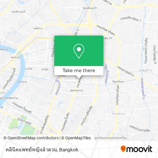 คลินิคแพทย์หญิงลำดวน map