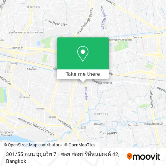 301 / 55 ถนน สุขุมวิท 71 ซอย ซอยปรีดีพนมยงค์ 42 map