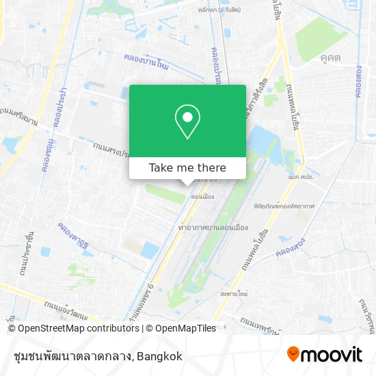 ชุมชนพัฒนาตลาดกลาง map