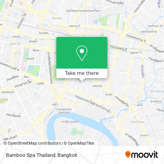 Bamboo Spa Thailand map