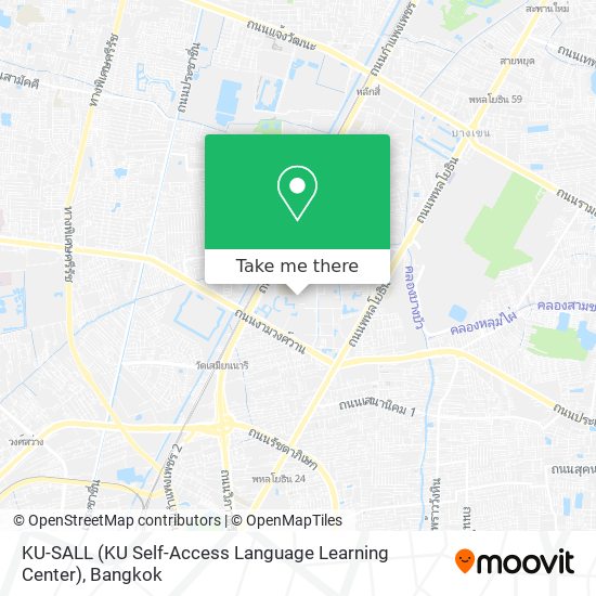 KU-SALL (KU Self-Access Language Learning Center) map