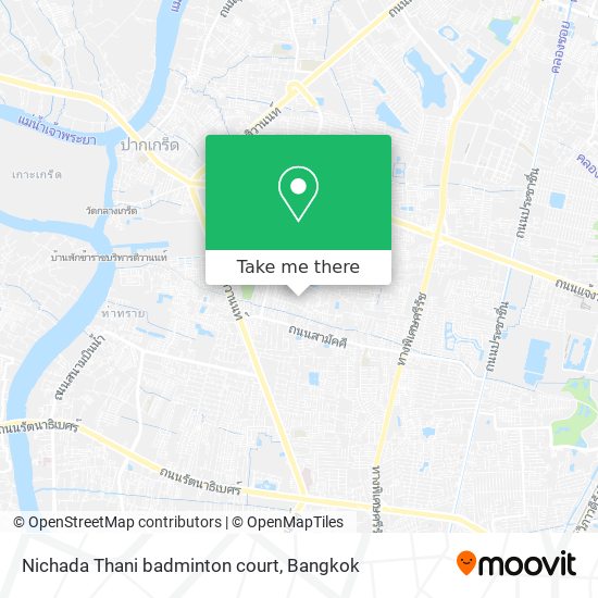 Nichada Thani badminton court map