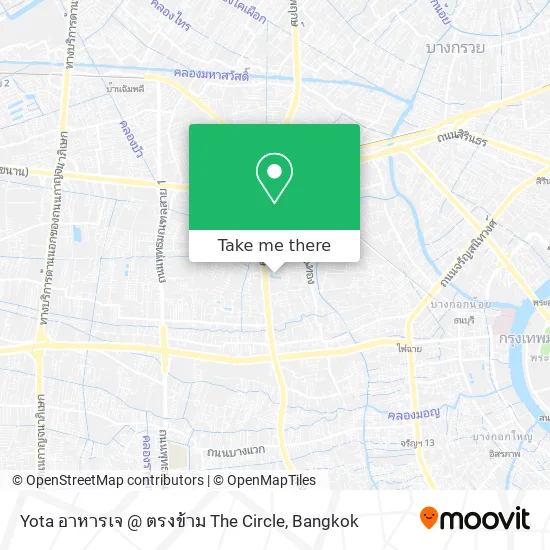 Yota อาหารเจ @ ตรงข้าม The Circle map