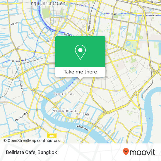Bellrista Cafe map
